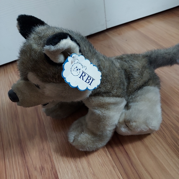 RBI Ron Banafato Wuffy The Howling Wolf Puppet Plush Stuffed Animal Sound Box - Picture 1 of 9